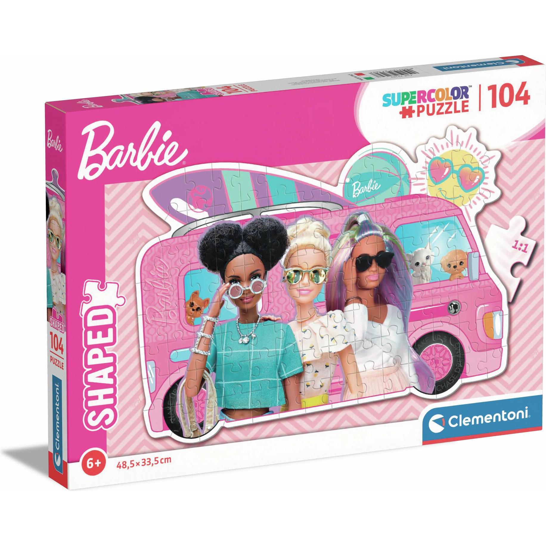 Clementoni Mehrfarbig Puzzle Barbie G (104 Teile)