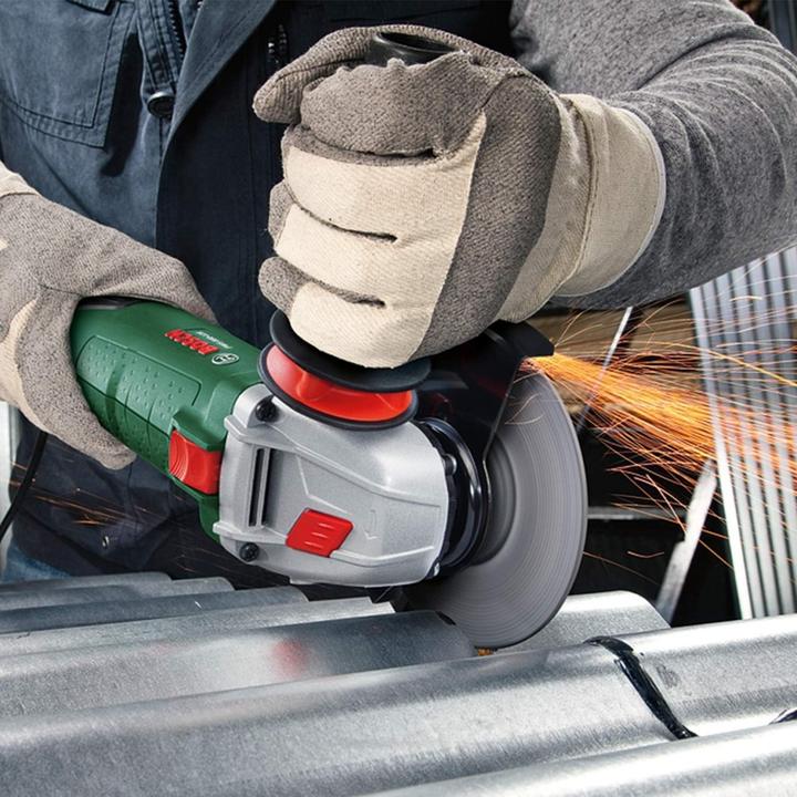 Actual product image Bosch Home & Garden PWS 850-125 + Haakse slijpmachine SystemBox - 850 W - Incl. antivibratiehandgreep, diamantdoorslijps (125 mm)