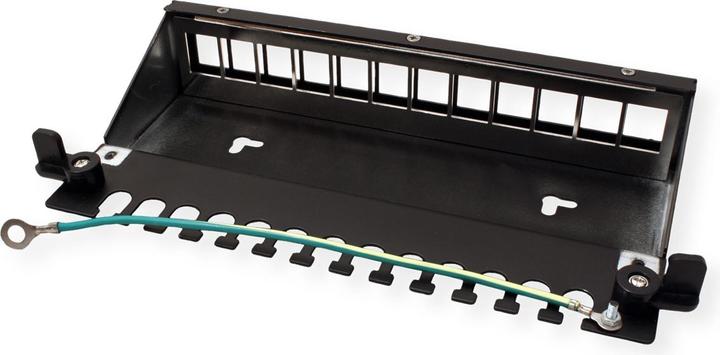 Image du produit Value Rack de modules Keystone, 12 ports, noir