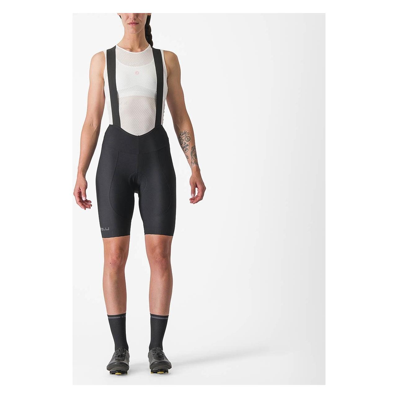 Castelli, Damen, Velohosen, Espresso Dt (M), Schwarz