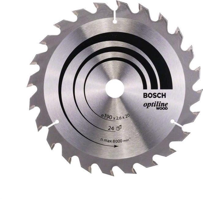 Actual product image Bosch Professional Zubehör PRO Wood circular saw blade, 190 x 2.6 x 20 mm