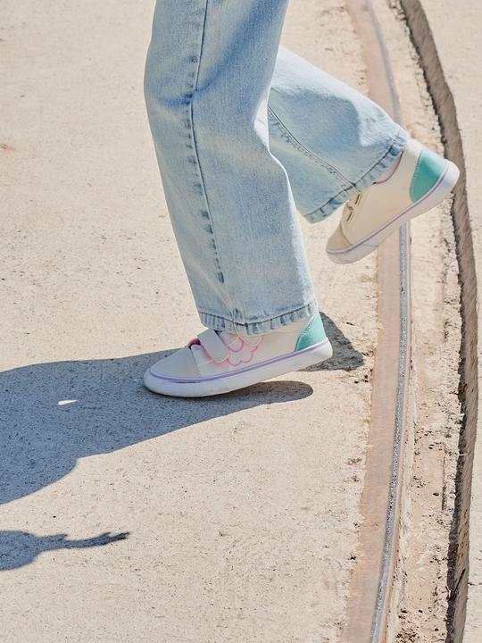 Image du produit Vertbaudet Klett-Sneakers Mädchen mit Blume (25)