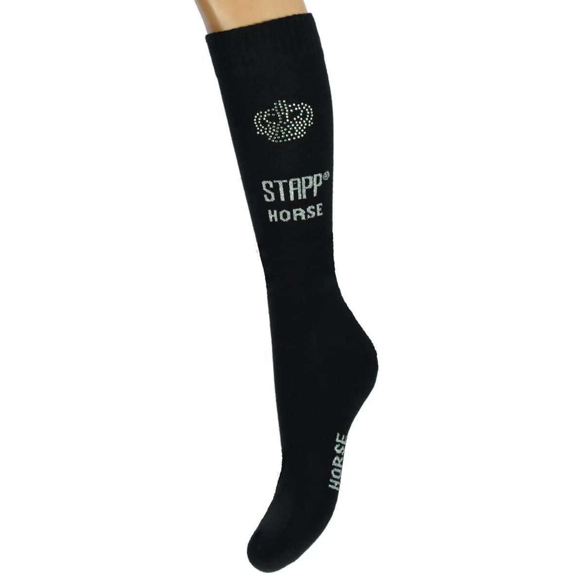 Stapp, Sportsocken, Reitsocken (39, 42), Schwarz, Grau