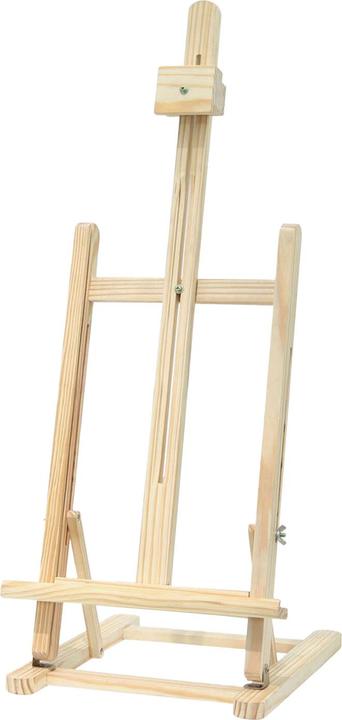 Wooden painting easel, large, adjustable, 56 cm