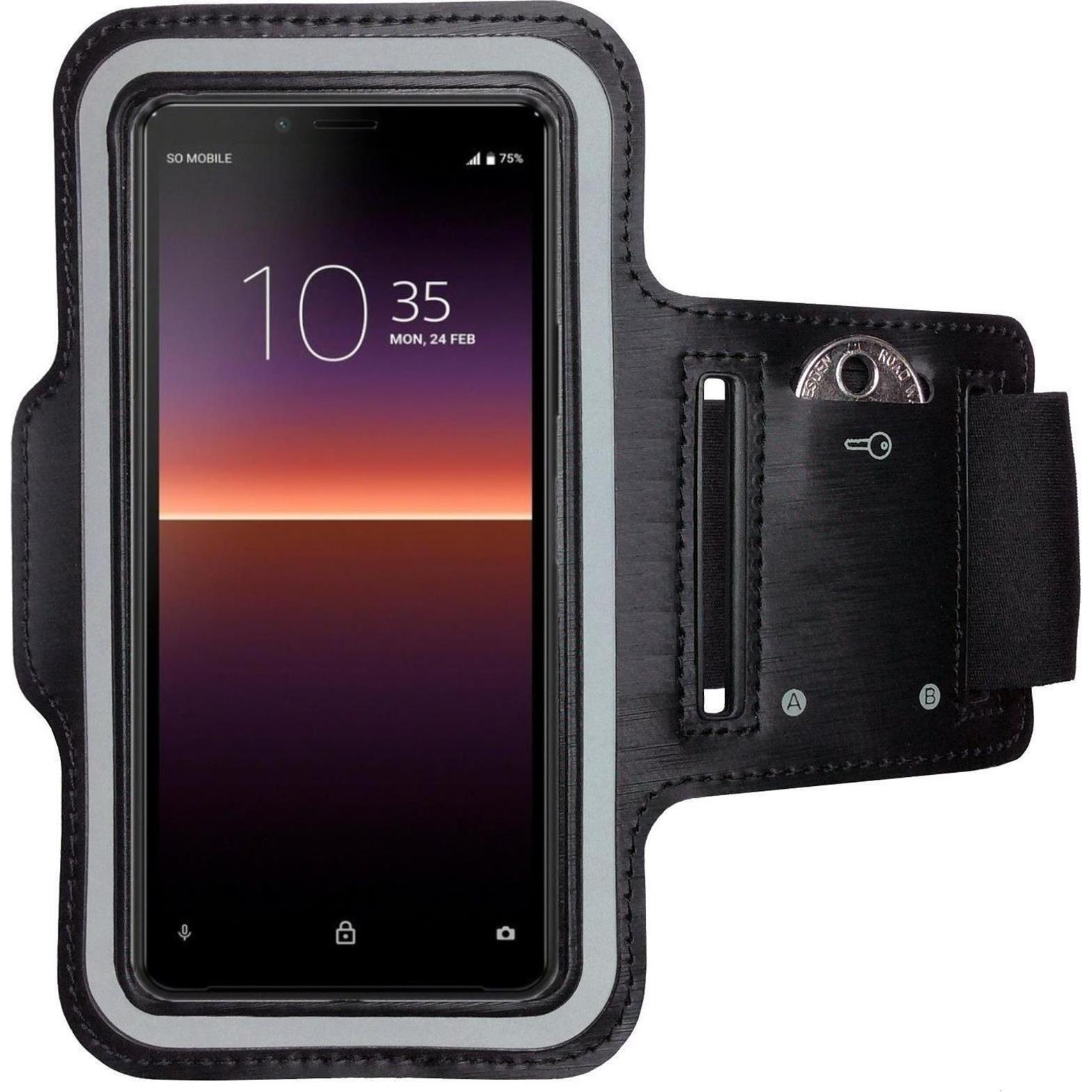 CoverKingz Sportarmband für Sony Xperia 10 II, Smartphone Sportarmband, Schwarz