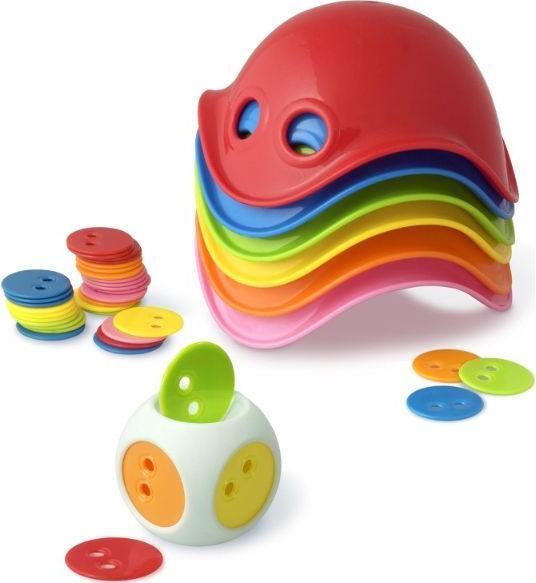 Produktbild Moluk Bilibo Game Box Spielset mit Würfel (Deutsch, Französisch, Schweizerdeutsch, Italienisch, Englisch)