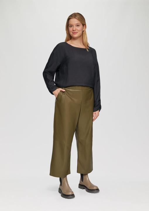 Image du produit S.Oliver Bluse Viskose-Bluse mit elastischem Saum (44)