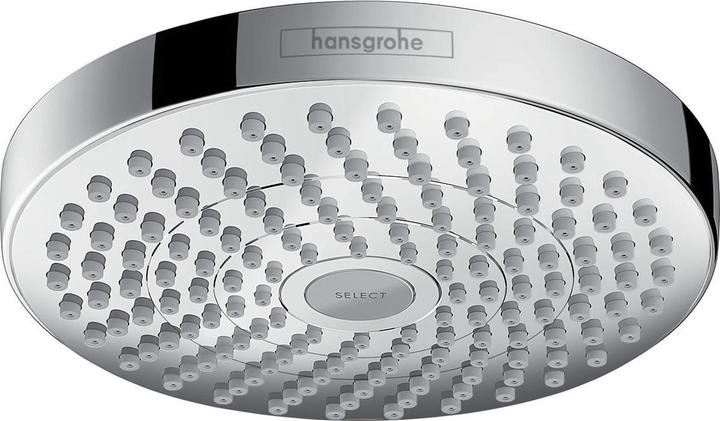 Actual product image hansgrohe Overhead shower Croma Select S 180 2jet 26522000 18 cm chrome (2 Beam types, 17 l/min)