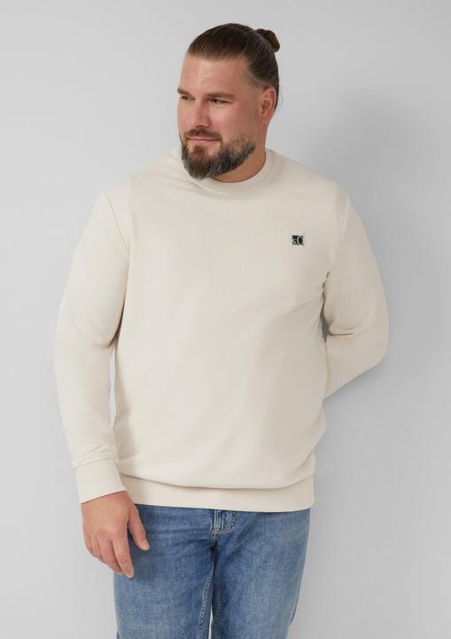 Produktbild s.Oliver Sweatshirt Sweatshirt aus Baumwollmix mit Crew Neck (5XL)