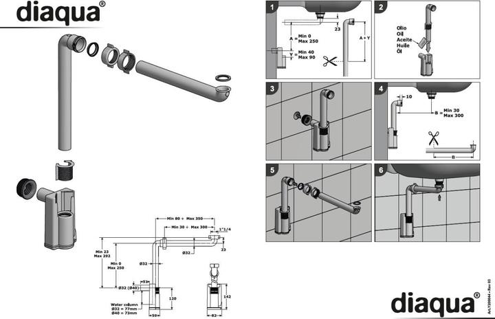 Actual product image Diaqua Siphons (Siphon connector)