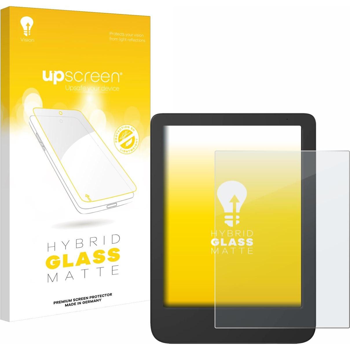 upscreen Reflection Shield Panzerglasfolie Matt, eReader Zubehör, Grau