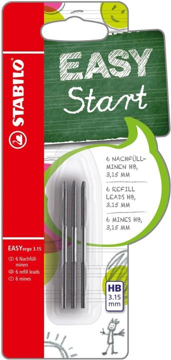 Produktbild STABILO EASYergo 3.15 Start Minen 6er HB (6 Stück, Graphit)