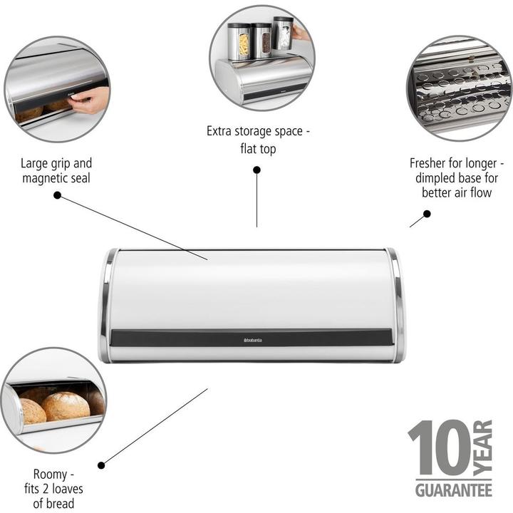 Produktbild Brabantia Chlebak-Stahl Rollbrotkasten