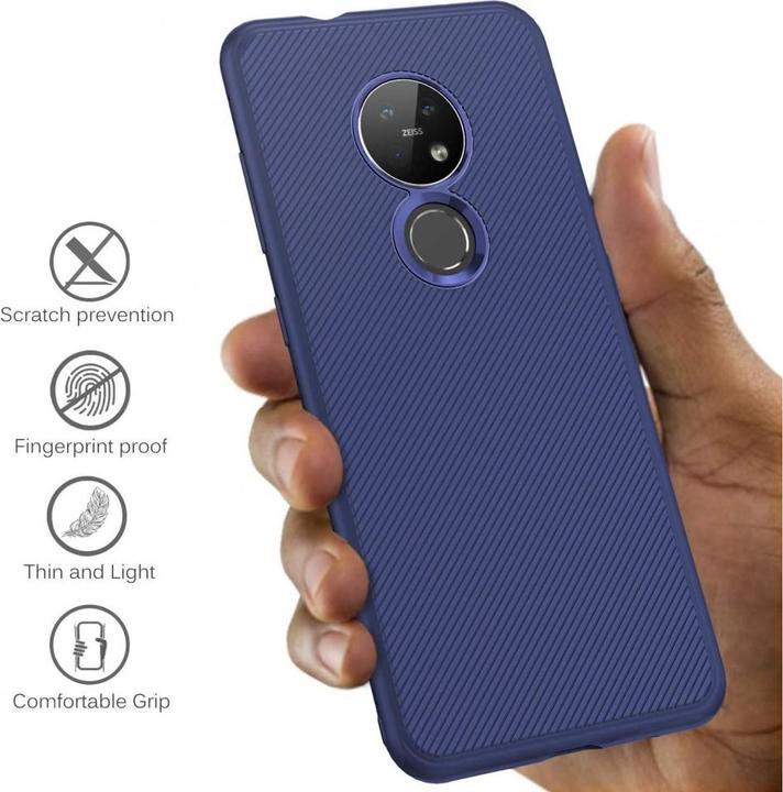 Produktbild Screenguard Nokia 7.2 Silicone Case Anti-Fall TPU Hülle