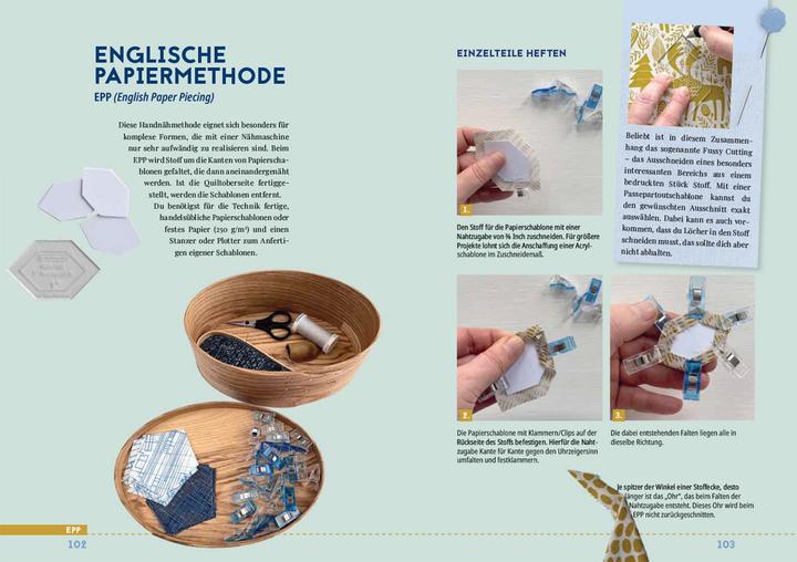 Produktbild Patchworken und Quilten (Deutsch, Uta Hanson, 2024)