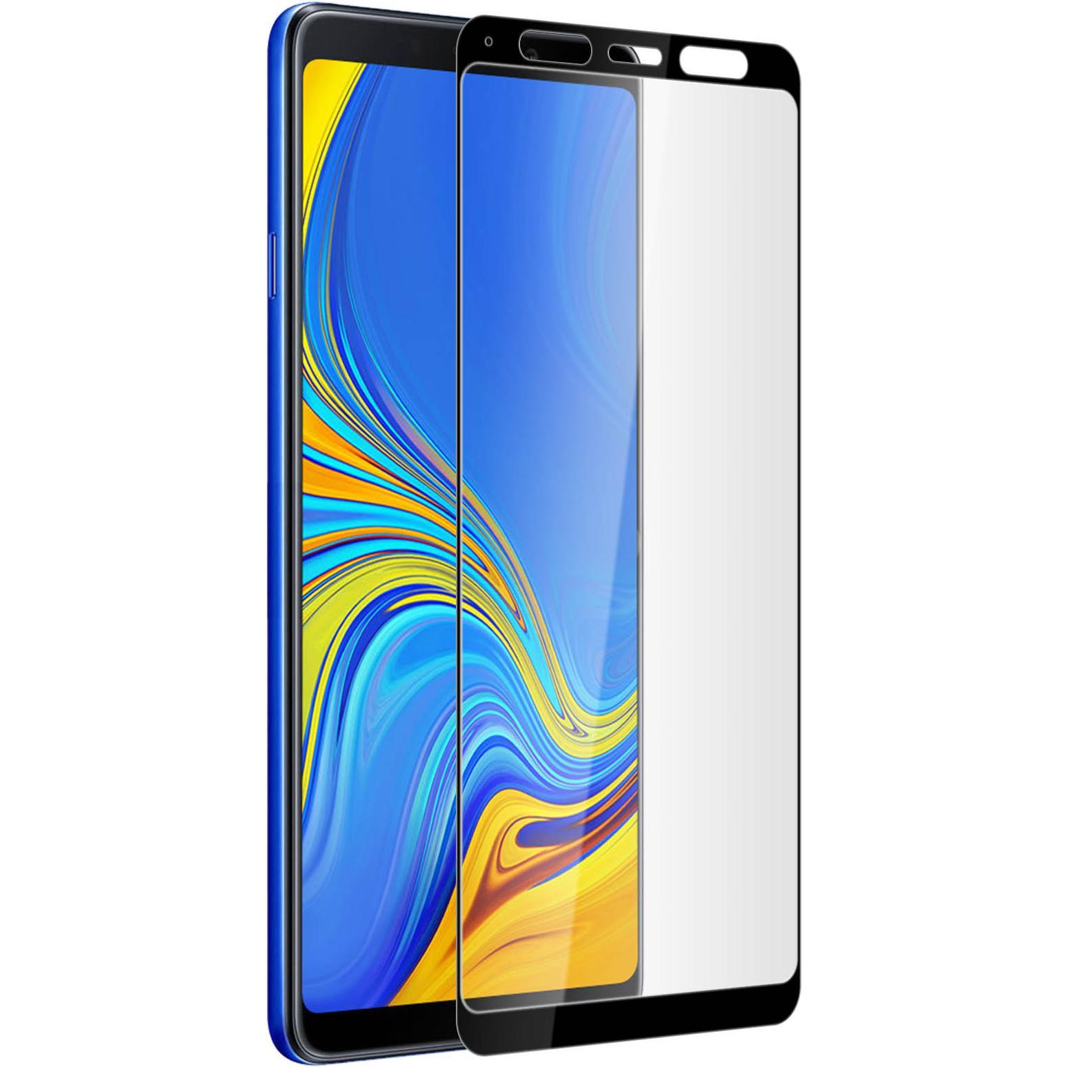 Avizar Panzerglas, Glas Schutzfolie, Schutzglas (1 Stück, Samsung Galaxy A9 (2018)), Smartphone Schutzfolie, Schwarz
