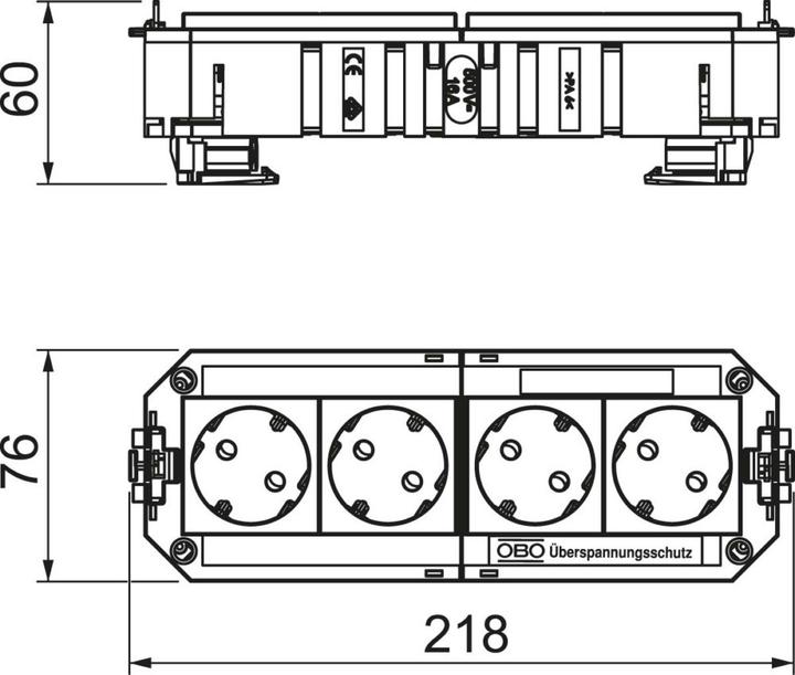 Immagine prodotto OBO Bettermann BETTERMANN UTC4 G W2O2 Ü