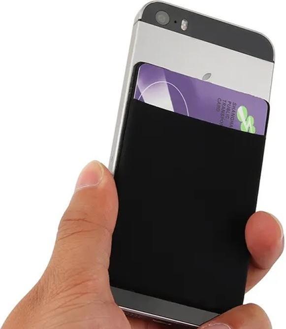 Immagine prodotto Out of the blue Porta carte di credito per smartphone autoadesivo nero