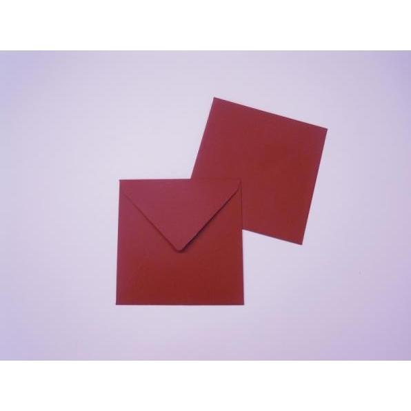 Blanke, Briefumschlag, Briefumschläge 125x140mm 100g/qm gummiert VE=100 Stück rosso (100 x)