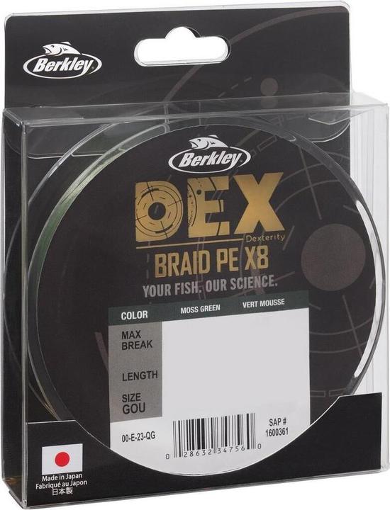 Produktbild Berkley DEX Braid x8 (12.90 kg, 0.14 mm)