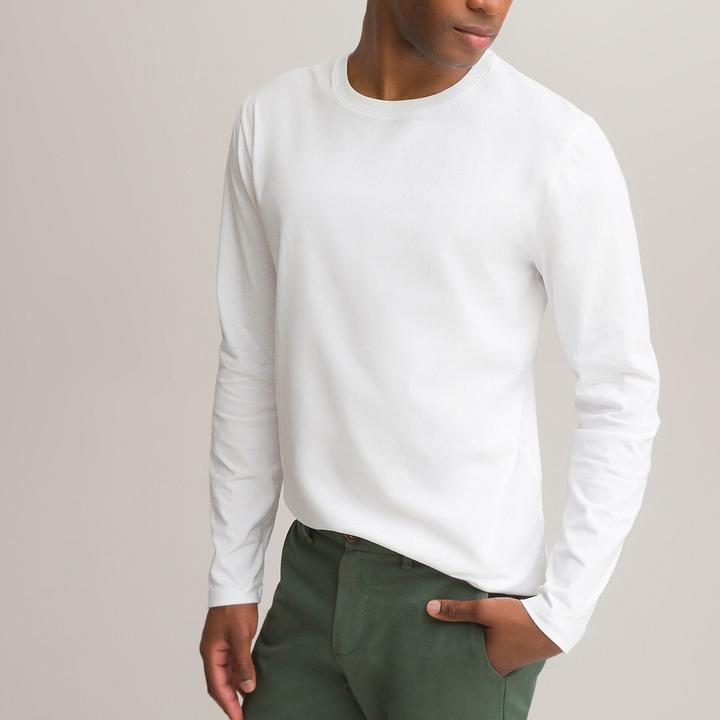 Produktbild La Redoute Collections Shirt mit rundem Ausschnitt (3XL)