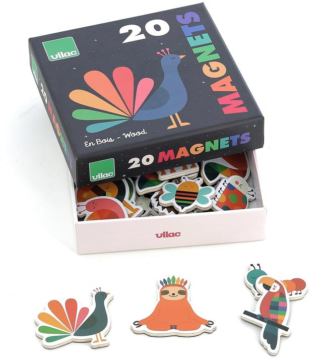 Produktbild Vilac Magnets in Box 20 pcs - Animals by Andy Westface - (7421) (20x)