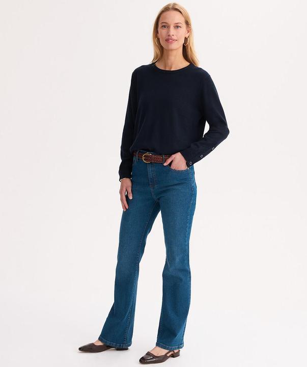Actual product image Anne Weyburn Feinstrick-Pullover mit Rundhalsausschnitt (L)