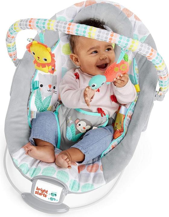 Immagine prodotto Bright Starts Sdraietta vibrante per bambini, Whimsical Wild