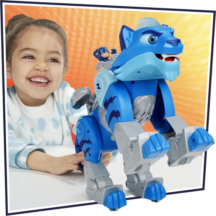 Produktbild PJ Masks Animal Power Catboys brüllende Powerkatze, Vorschulspielzeug mit Motor, 20+ Lichter und Ger