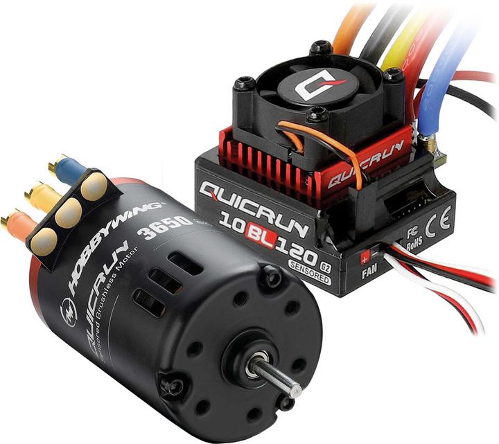 Hobbywing Combo 10BL120 G2 Sensor mit 3650SD 10.5T