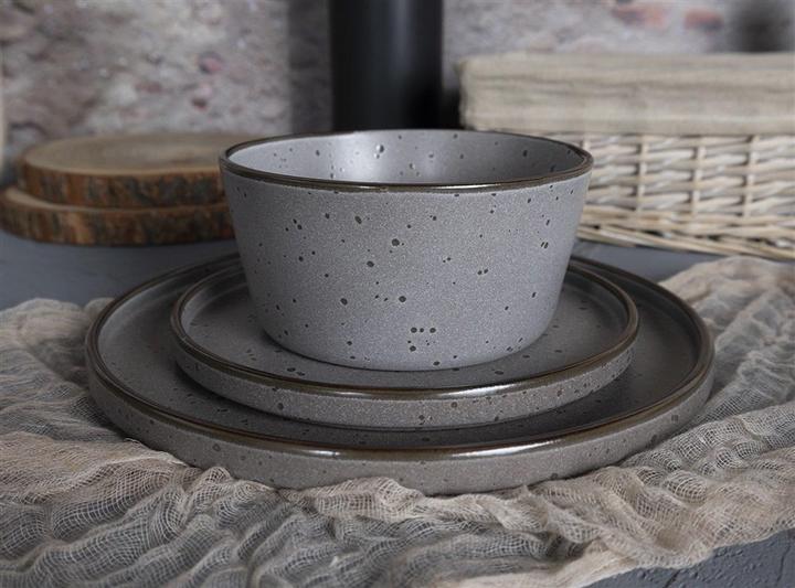 Produktbild Domoletti Dinner Plate Brown Dots 26cm