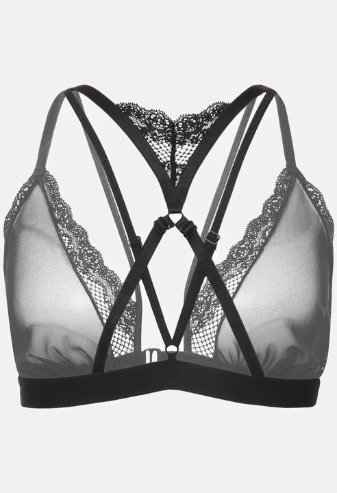 Produktbild Ulla Popken Bralette, Mesh, Frontverschluss (54 B)