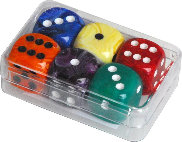 Weible Würfel Marmor, 6 Stück