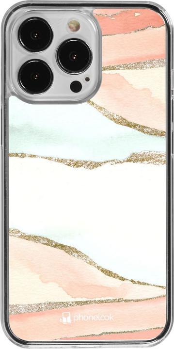 Actual product image PhoneLook Coque transparent Shimmering Orange (Apple iPhone 13 Pro)