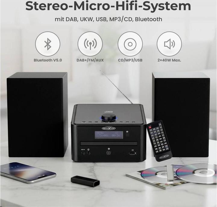 Actual product image Reflexion HIF79DAB (Bluetooth, CD player, 2x 16 W)