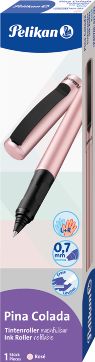 Actual product image Pelikan Rollerball Pina Colada rosé +1 ink cartridge folding box (Rose, 1 x)