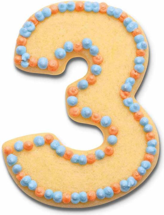 Actual product image Städter Cookie Cutter Number 3