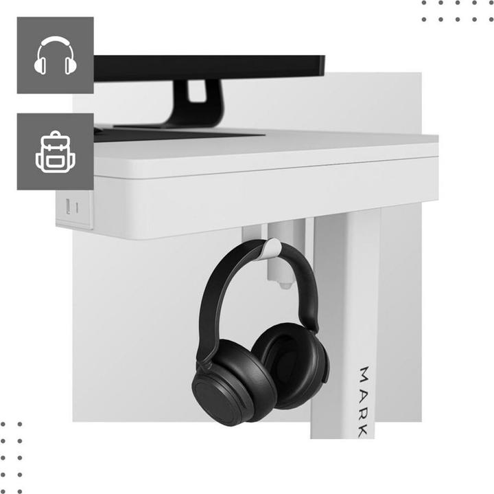 Produktbild Mark Adler Biurko elektryczne MA-Leader 8.2 White