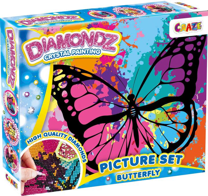 Actual product image Craze DIAMOND PAINTING Butterfly