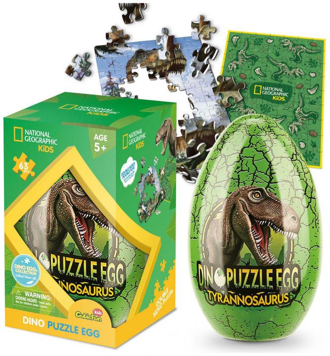Produktbild Cubicfun National Geographic - Tyrannosaurus Rex (63 Teile)