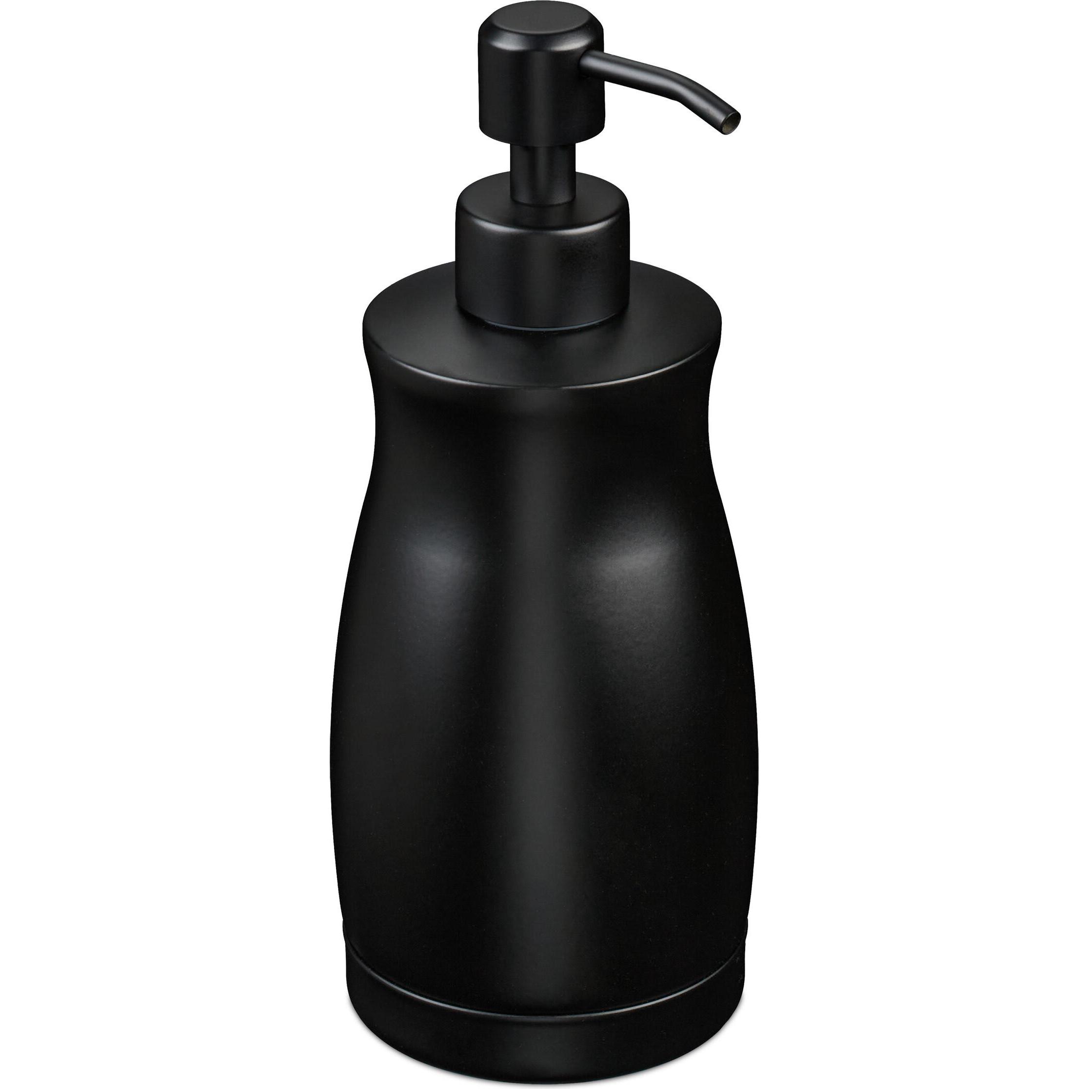 Relaxdays, Seifenspender + Seifenschale, Seifenspender