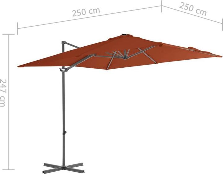 Image du produit vidaXL freischwingender Sonnenschirm (2.50 m)