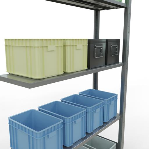 Image du produit Schulte Lagertechnik Système enfichable Élément suivant MULTIplus150 avec traverse de longueur