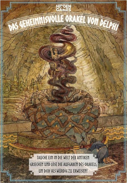 Actual product image Hidden Games The mysterious oracle of Delphi - puzzle card (German, 1 Players)