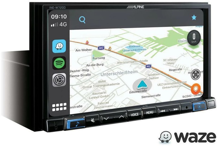 Actual product image Alpine INE-W720D (Android car, Apple Carplay)