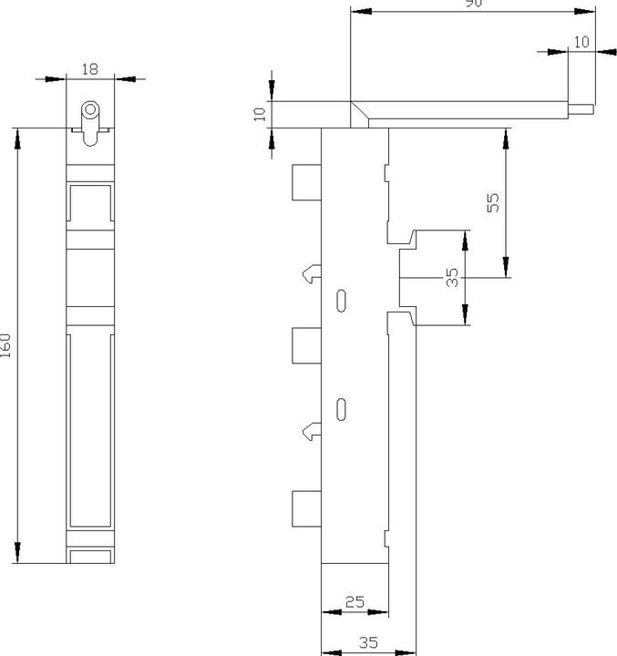 Image du produit Siemens Adapter 1-polig, 63 A
