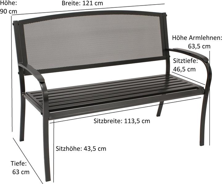 Image du produit Degamo Banc de jardin COMO