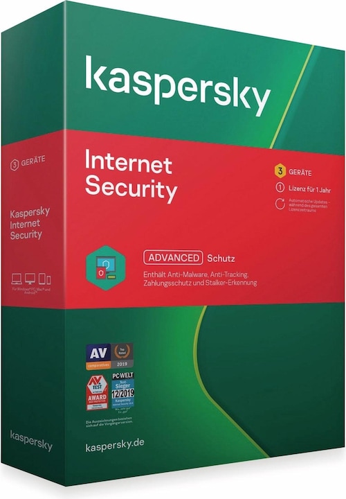 Kaspersky Internet Security 2020 (3 User, 12 months)