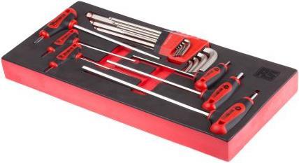 Image du produit RS PRO 15pc T-Handle & Ballpoint L Hex Key Set