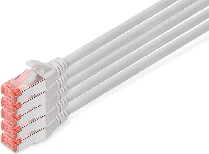 Produktbild Digitus Patchkabel CAT6, S-FTP, 7 m, Kabel, 5 Vnt (DK-1644-070-5) (S/FTP, CAT6, 7 m)